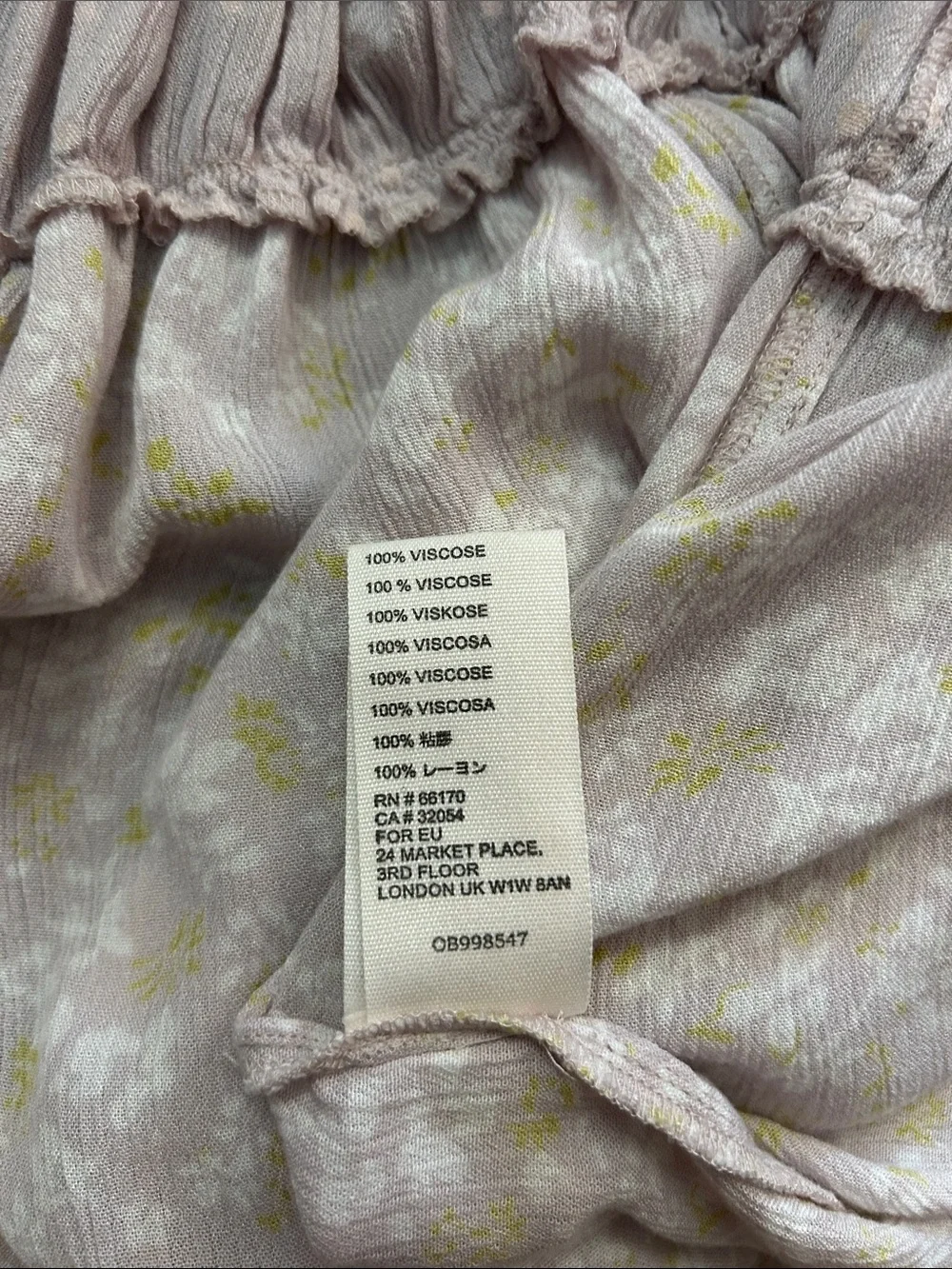 Free People Bare It All Maxi Bohemian Dress in Pale Lavender and Orange, Size S - Picture 10 of 12